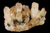 Tangerine Quartz Crystal Cluster - Madagascar #156938-3